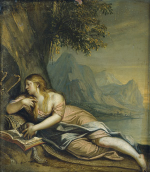 Lot 6018, Auction  101, Italienisch, Um 1600. Maria Magdalena bei der Buße