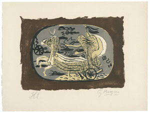 Lot 8024, Auction  103, Braque, Georges, Phaéton (Char I)