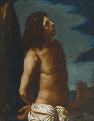 Lot 6007, Auction  104, Guercino - Umkreis, Der hl. Sebastian