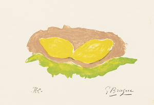 Lot 8028, Auction  105, Braque, Georges, Les citrons