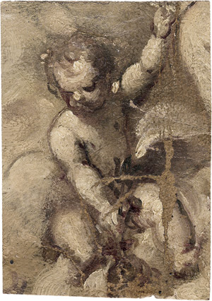 Lot 6504, Auction  107, Italienisch, 17. Jh. Putto, sitzend