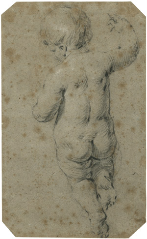 Lot 6526, Auction  107, Flämisch, 17. Jh. Putto in Rückenansicht