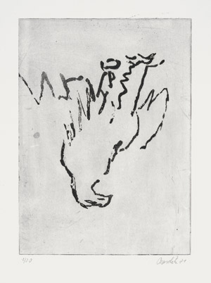 Lot 8010, Auction  107, Baselitz, Georg, Adler, Bäume, Frau im Fenster...