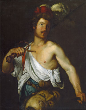 Lot 6012, Auction  108, Strozzi, Bernardo - Werkstatt, David mit dem Haupt des Goliath