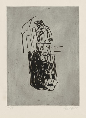 Lot 8016, Auction  108, Baselitz, Georg, Vor der Tür