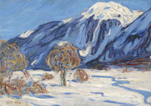 Lot 8005, Auction  109, Arp, Carl, Winterlandschaft im Engadin