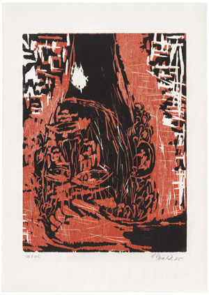 Lot 8011, Auction  109, Baselitz, Georg, Lockenkopf