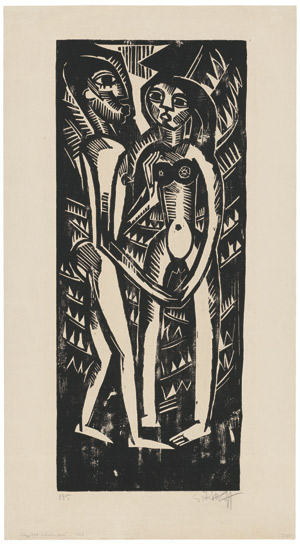 Lot 8527, Auction  109, Schmidt-Rottluff, Karl, Liebespaar