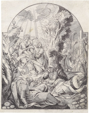 Lot 6428, Auction  110, Hornstain, Gabriel, Christus am Ölberg