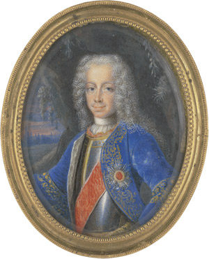 Lot 6819, Auction  110, Fiedler, Johann Christian - zugeschrieben, Halbfigurenportrait von Ludwig VIII., Landgraf von Hessen-Darmstadt