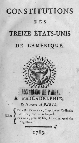 Los 1134 - Constitutions des treize états-unis de l'Amérique - Constitutions - 0 - thumb