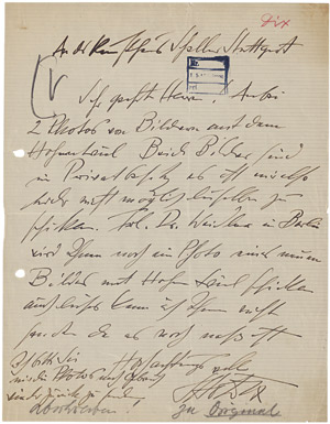 Los 2665 - Dix, Otto - Brief 1936 - 0 - thumb