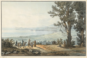 Los 6552 - Vianelli, Achille - Blick auf den Golf von Neapel von der Hermitage von San Salvatore aus gesehen - 0 - thumb