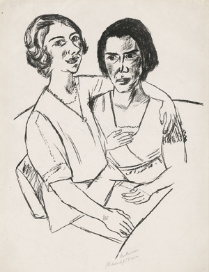 Lot 7023, Auction  112, Beckmann, Max, "2 Frauen"