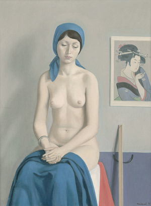 Los 7235 - Mácsai, István - Sitzender Frauenakt mit Geisha - 0 - thumb