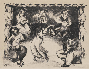 Los 7319 - Pechstein, Hermann Max - Römische Tanzbude - 0 - thumb