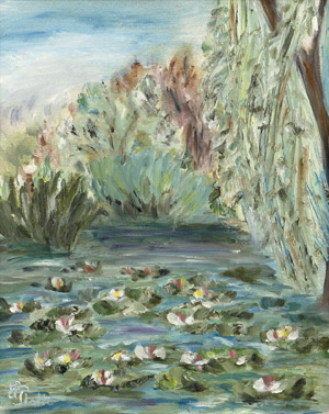 Los 7328 - Platte, Ewald - Teich mit Seerosen - 0 - thumb