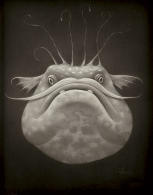 Lot 6272, Auction  113, Louie, Travis, Der übelgelaunte Anglerfisch ("The Grumpy Angler")