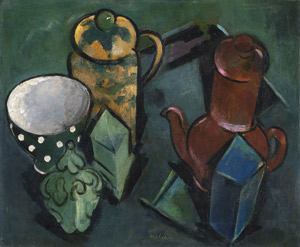 Lot 8014, Auction  113, Mühsam, Fritz, Nature morte (Stilleben mit Kannen)