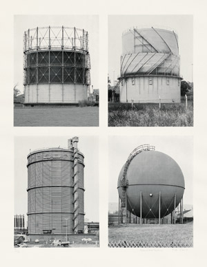 Lot 8025, Auction  114, Becher, Bernd und Hilla, Vier Gasometer (Anonyme Skulpturen)