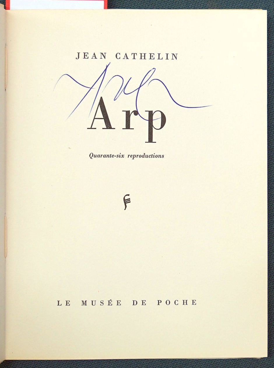 Lot 3005, Auction  115, Cathelin, Jean und Arp, Hans - Illustr., Arp