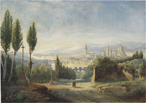 Lot 6220, Auction  115, Höger, Joseph, Blick auf Florenz