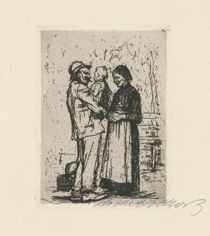 Lot 8003, Auction  115, Kollwitz, Käthe, Begrüßung (Begegnung)