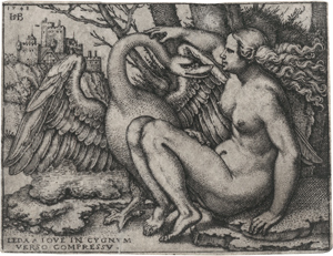 Lot 5016, Auction  116, Beham, Hans Sebald, Leda mit dem Schwan