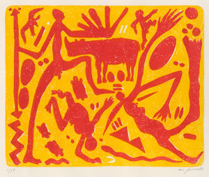 Lot 8025, Auction  116, Penck, A. R., Das rote Flugzeug