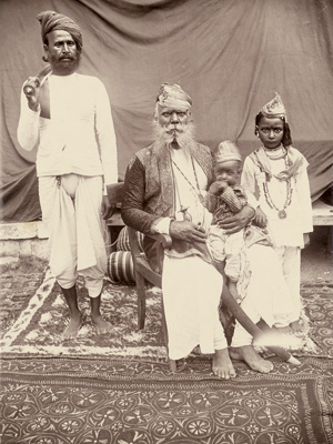 Lot 4015, Auction  117, British India, Gujarat court portraits