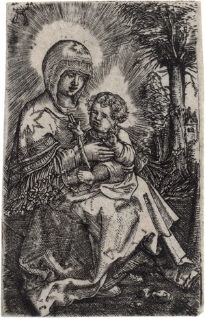 Lot 5006, Auction  117, Altdorfer, Albrecht, Die "schöne Maria" in einer Landschaft