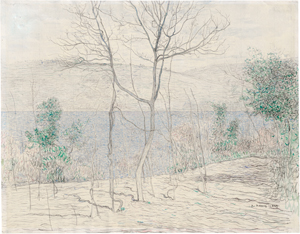 Lot 8207, Auction  117, Baum, Paul, Vorfrühlingslandschaft am Lago d'Averno bei Neapel