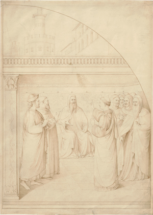 Lot 6321, Auction  118, Kupelwieser, Leopold, Der hl. Stephanus vor dem Hoherat Sanhedrin