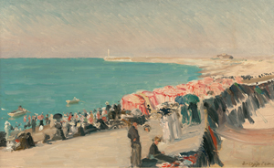 Lot 8006, Auction  118, Oppler, Ernst, Am Strand von Dieppe