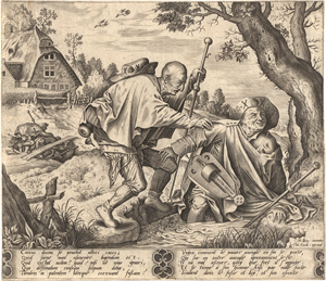 Lot 5008, Auction  119, Heyden, Pieter van der, Der Blinde führt den Blinden