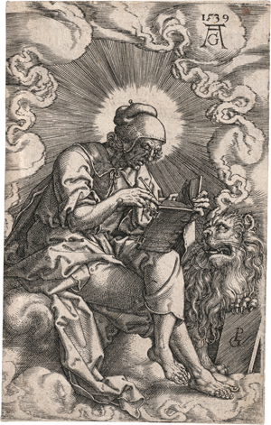 Lot 5051, Auction  119, Aldegrever, Heinrich, Der Evangelist Markus