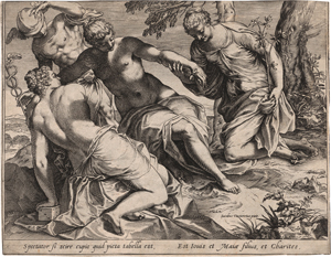 Lot 5092, Auction  119, Carracci, Agostino, Merkur und die drei Grazien