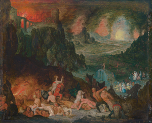 Lot 6009, Auction  119, Bruegel d. Ä., Jan, Umkreis. Das Höllentor