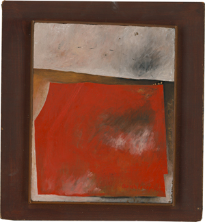 Lot 7018, Auction  119, Baschlakow, Alexej Iljitsch, "Kleines Bild mit roter Fläche"