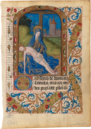 Lot 6614, Auction  120, Buchmalerei, Pietà