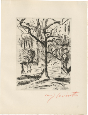 Lot 7009, Auction  121, Corinth, Lovis, Im Tiergarten; Walter Leistikow