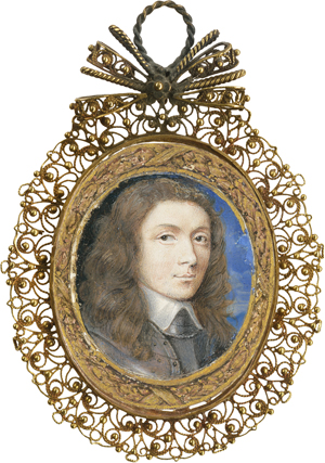 Lot 6463, Auction  122, Hoskins d. J., John, Miniatur Portrait eines jungen Mannes in Harnisch, vor Wolkenhimmel