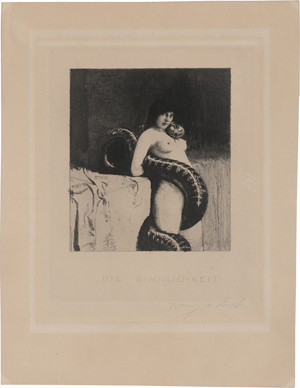 Lot 6316, Auction  123, Stuck, Franz von, "Die Sinnlichkeit"