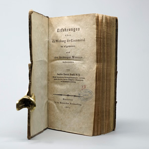 Los 306 - Brandis, Joachim Dietrich - Erfahrungen über die Wirkung der Eisenmittel. Hannover, Hahn, 1803. - Einzige Ausgabe - 0 - thumb