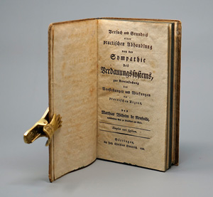 Los 321 - Neufville, Matthias Wilhelm de - Versuch und Grundriß einer praktischen Abhandlung von der Sympathie des Verdauungssystems. Göttingen, Dieterich, 1786. - Einzige Ausgabe - 0 - thumb