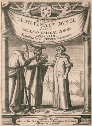 Los 337 - Galilei, Galileo - Systema cosmicum. Straßburg, David Hautt für Elzevier, 1635. – Erste lateinische Ausgabe von Galileis physikalischem Hauptwerk - 0 - thumb