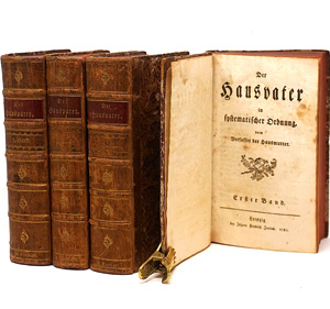 Los 379 - Germershausen, Christian Friedrich - Der Hausvater von systematischer Ordnung. Leipzig, J. F. Junius, 1783-1786. - Erste Ausgabe - 0 - thumb
