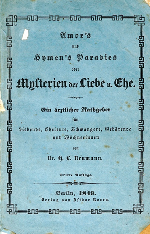 Los 427 - Neumann, H. L. - Amor's und Hymen's Paradies. Berlin, Isidor Rocca, 1849. - Nicht bei Hayn-Gotendorf - 0 - thumb