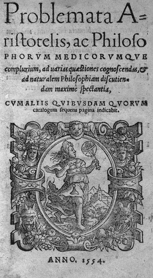 Los 712 - Aristoteles - Problemata Aristotelis. Frankfurt, D. Zöpfel, 1554 - 0 - thumb