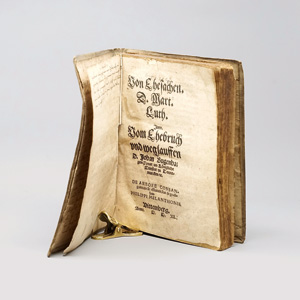 Los 751 - Luther, Martin - Von Ehesachen. Item Vom Ehebruch und weglauffen D. Johan Bugenhagen Pomer - 0 - thumb